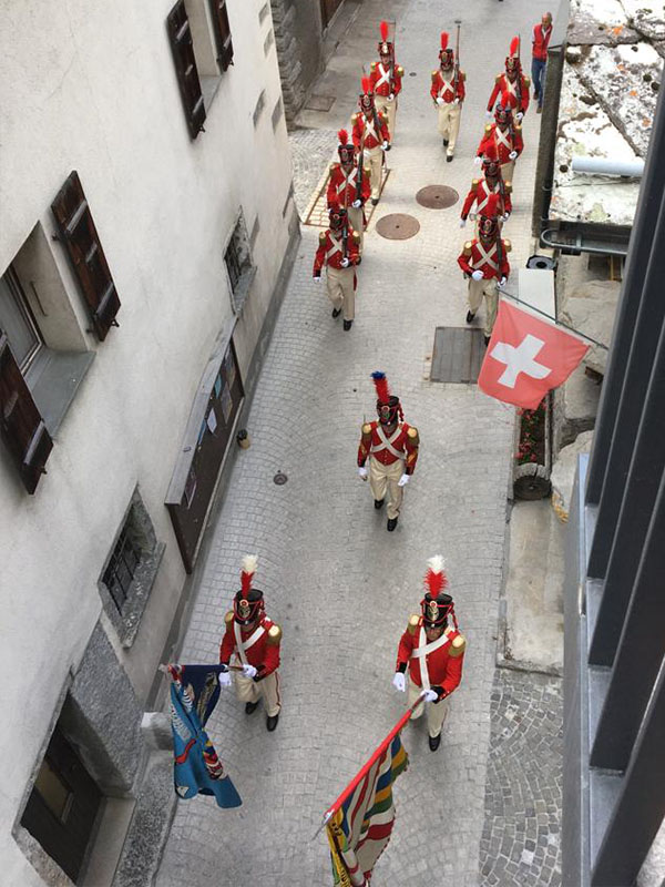 Prozession Herrgottstag 2022 der Herrgottsgrenadiere St.Niklaus